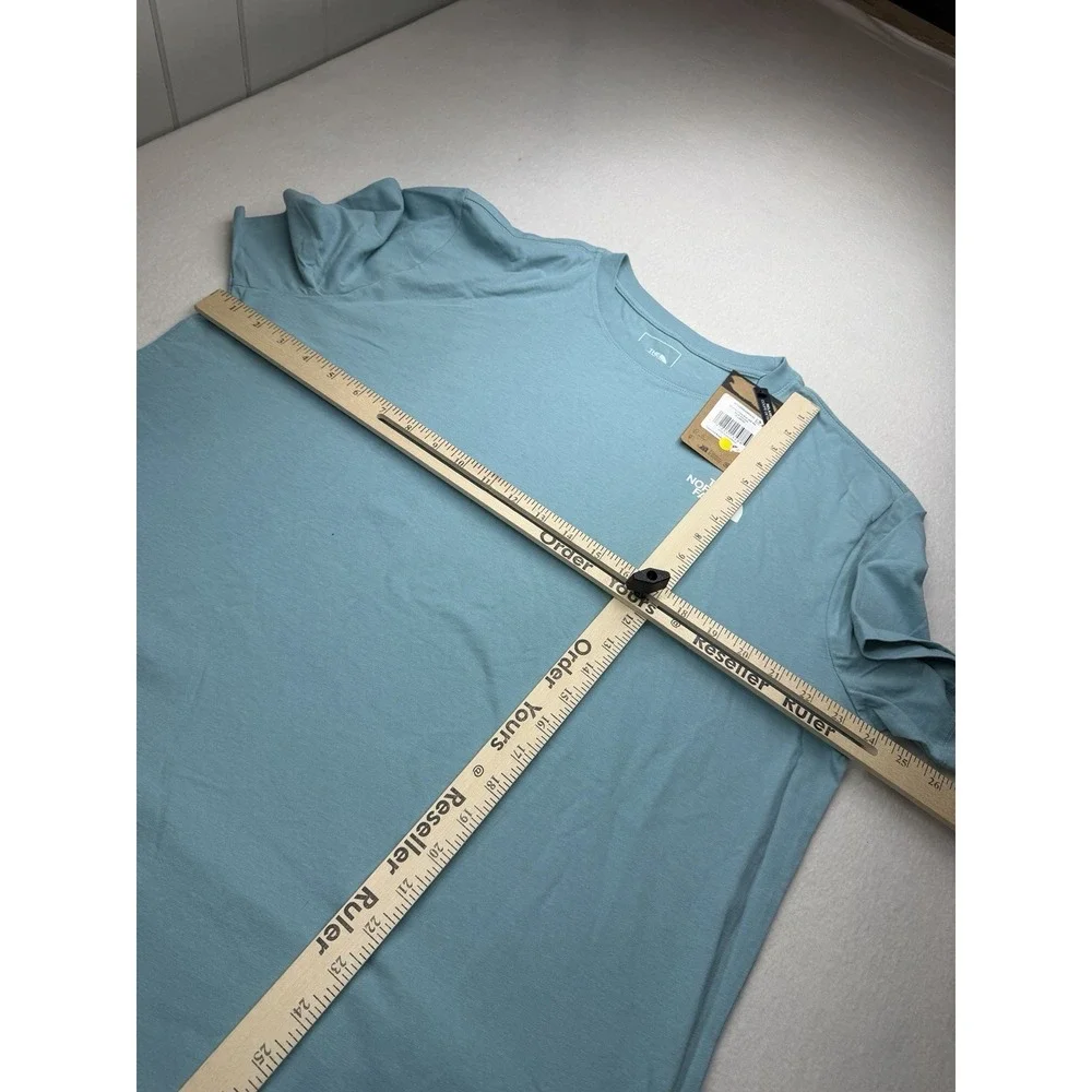 The North Face Women's Short Sleeve Box NSE T-Shirt Blue Size XL NWT - Picture 5 of 8